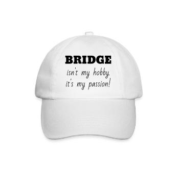 Bridge Card game Kartenspiel Jeu de cartes - Baseball Cap - white/white - Front