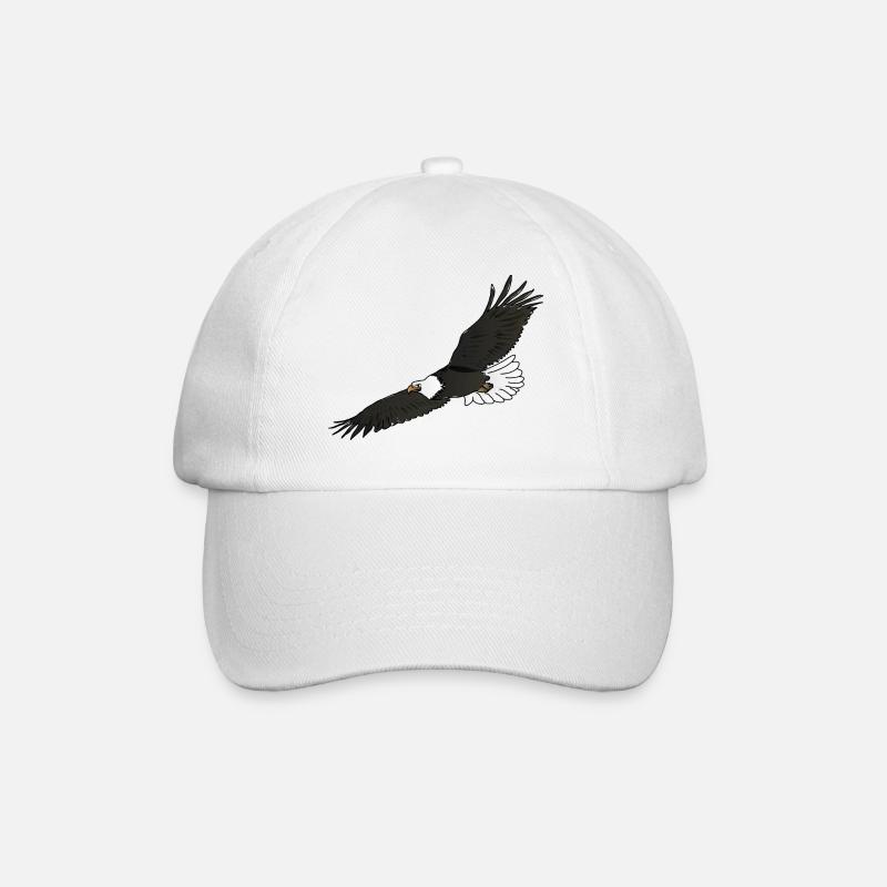 Der Adler / Der Adler - Baseballkappe - Weiß/Weiß