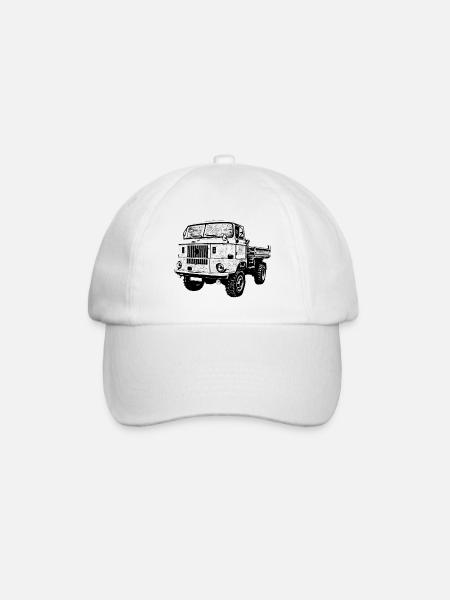 LKW W50 LA - Baseballkappe - Weiß/Weiß