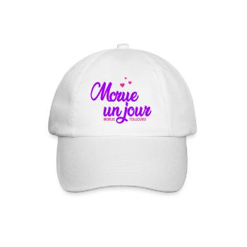 morue un jour morue toujours - Casquette classique - blanc/blanc - Devant