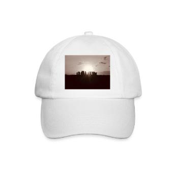 Stone henge - Baseball Cap - white/white - Front