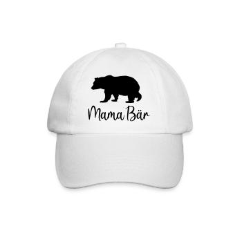 Mama Bär Beste Mutter Muttertag Geschenk Eltern - Baseballkappe - Weiß/Weiß - Vorne
