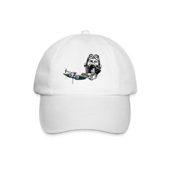 Pilot Mosquito - Baseballkappe - Weiß/Weiß - Vorne