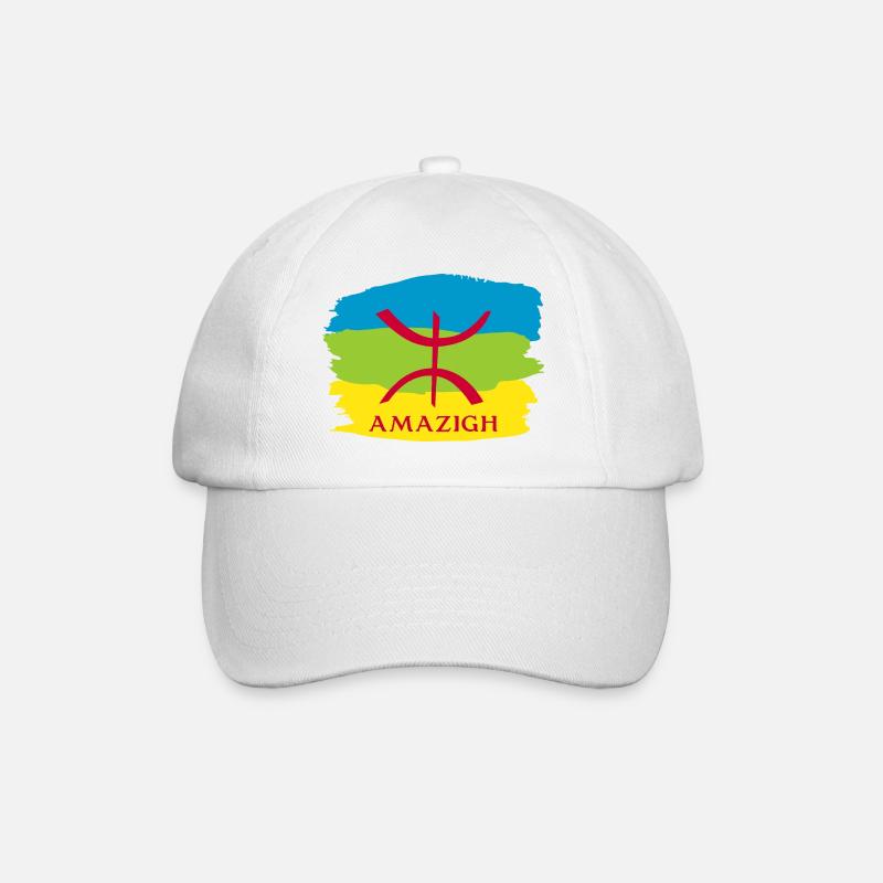 Amazigh Style - Baseball Cap - white/white