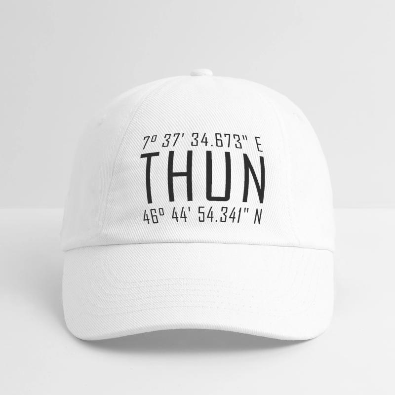 Thun Coordinates – Typography with Local Reference Besch Baseball Cap