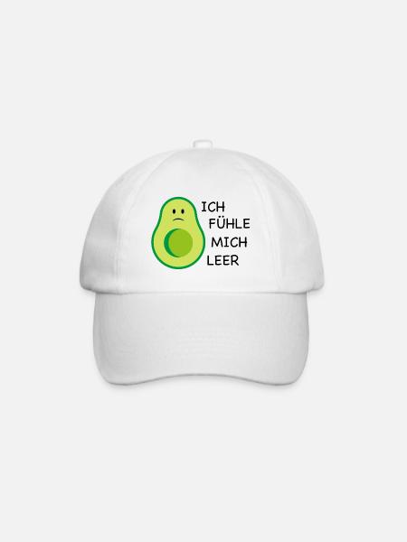Avocado - Baseballkappe - Weiß/Weiß