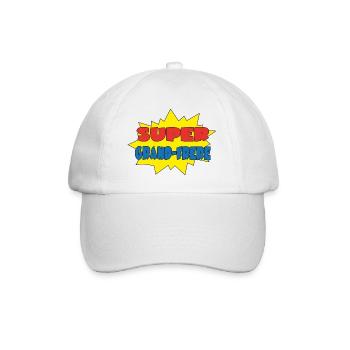 SUPER GRAND FRERE - Casquette classique - blanc/blanc - Devant