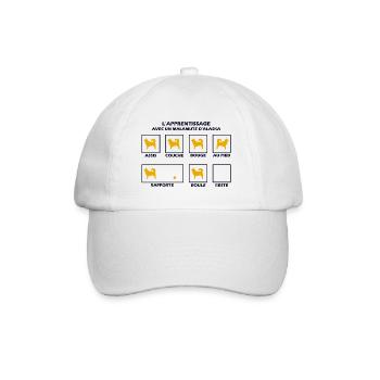 Education noir - Casquette classique - blanc/blanc - Devant