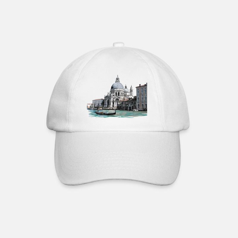 Venice - Baseball Cap - white/white