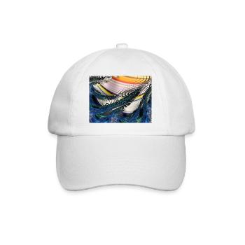 image - Baseball Cap - white/white - Front