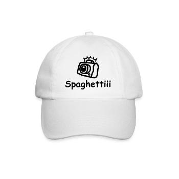 Spaghettiiiii - photographe - appareil photo - Casquette classique - blanc/blanc - Devant