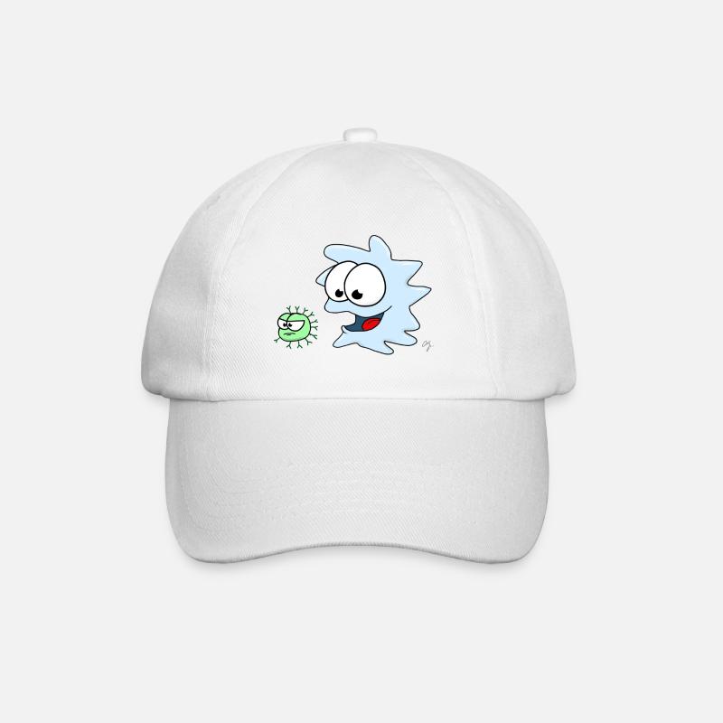 Immunology - Baseball Cap - white/white