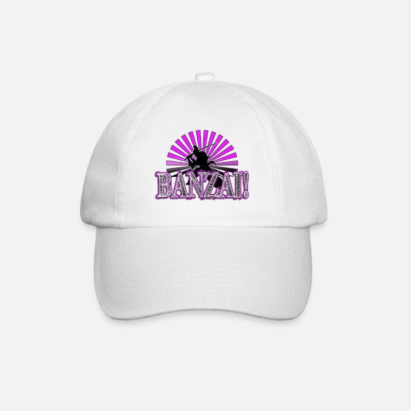 Banzai - Casquette classique - blanc/blanc