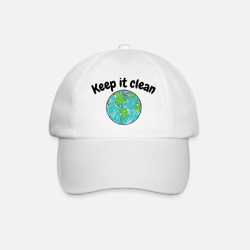 Kohleausstieg Klimawandel Kohle Protest - Baseballkappe - Weiß/Weiß
