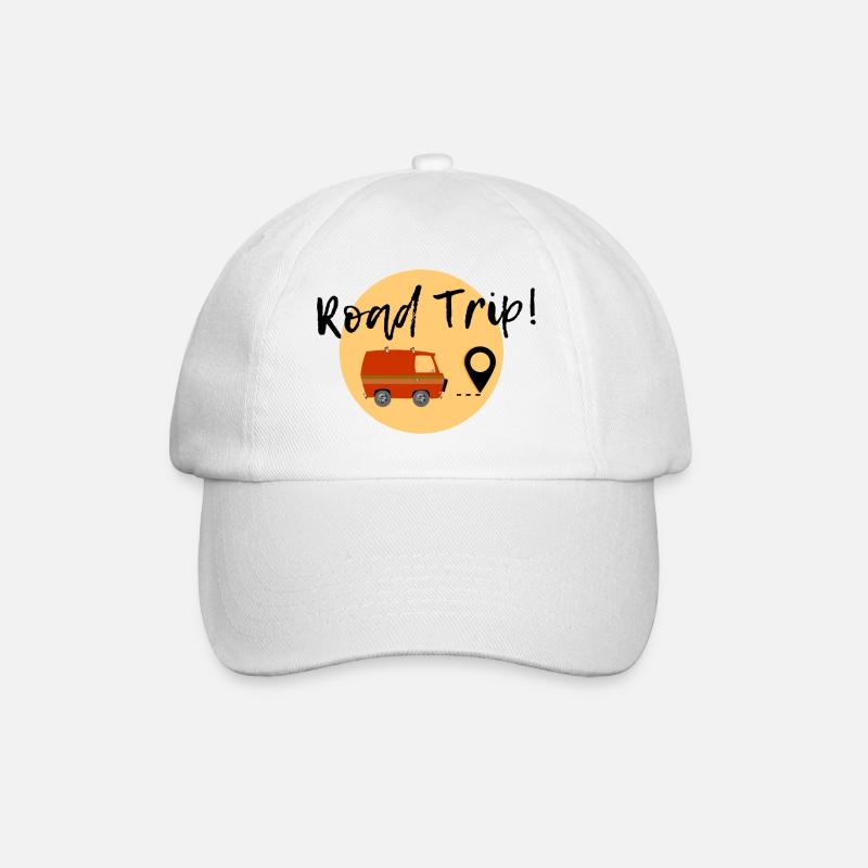 road trip - Casquette classique - blanc/blanc