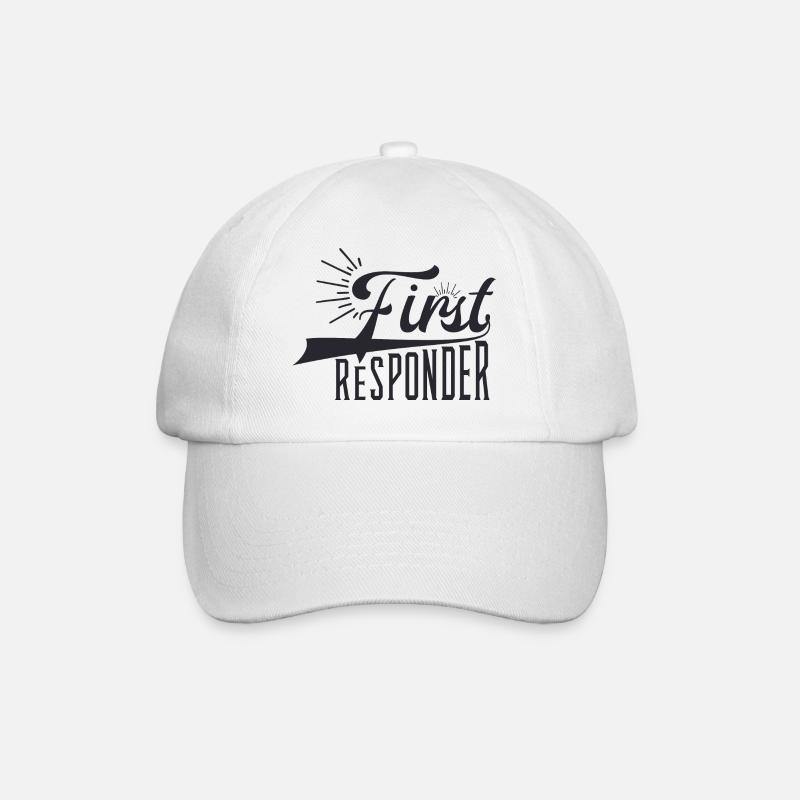 First Responder - Baseballkappe - Weiß/Weiß
