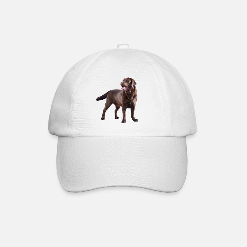 Labrador - Baseballkappe - Weiß/Weiß