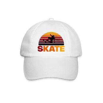 skate - Casquette classique - blanc/blanc - Devant