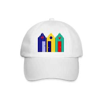 VACANCES. VIVE LES VACANCES. VACANCES. PLAGE. MER - Casquette classique - blanc/blanc - Devant