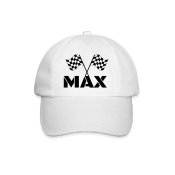 Pour les fans de Max. Course DGP. Drapeau de fin * - Casquette classique - blanc/blanc - Devant