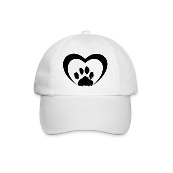 Chien chien - Casquette classique - blanc/blanc - Devant