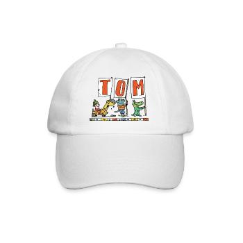 C’est l’anniversaire de TOM - Casquette classique - blanc/blanc - Devant