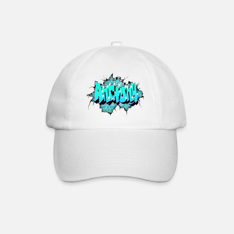 Anthony Graffiti name By max le Tagueur - Casquette classique - blanc/blanc
