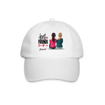 best friends forever - Casquette classique - blanc/blanc - Devant