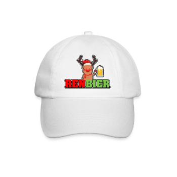 RenBier - Baseball Cap - white/white - Front