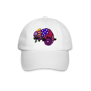 Caméléon détendu chilling - Casquette classique - blanc/blanc - Devant