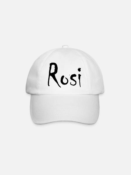 rosi - Baseball Cap - white/white