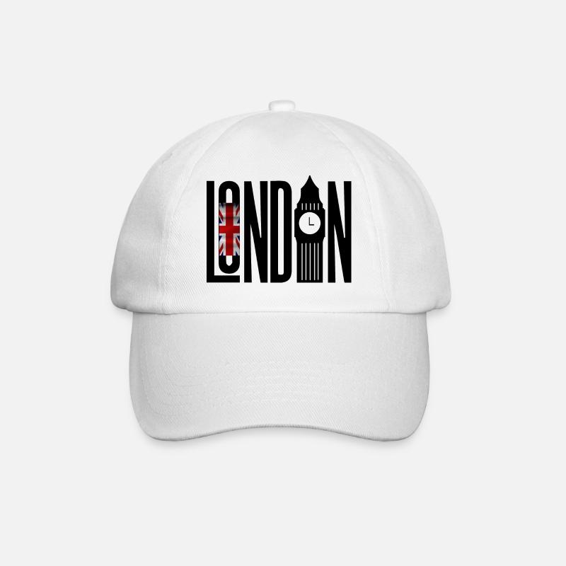 London. - Casquette classique - blanc/blanc