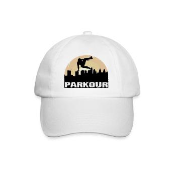 Parkour - Baseball Cap - white/white - Front