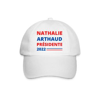 NATHALIE ARTHAUD PRESIDENTE 2022 - Casquette classique - blanc/blanc - Devant
