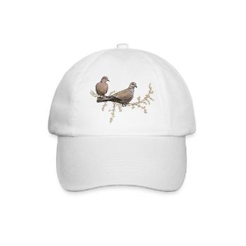 Deux pigeons - Casquette classique - blanc/blanc - Devant