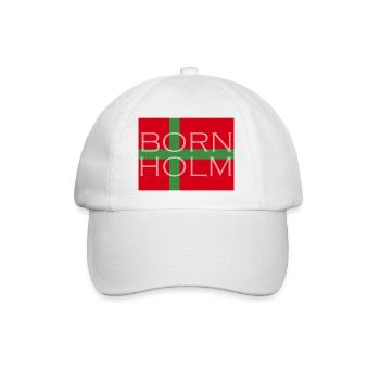 bornholm design - Baseballkappe - Weiß/Weiß - Vorne