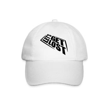 Lets Get Lost - Baseball Cap - white/white - Front