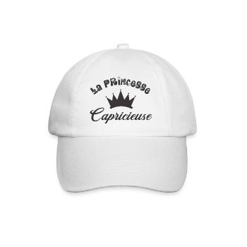 La princesse capricieuse - Casquette classique - blanc/blanc - Devant