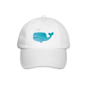 Baleine - Casquette classique - blanc/blanc - Devant