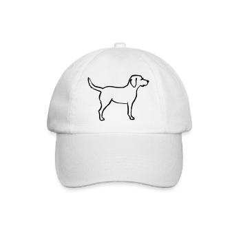 Labrador - Baseballkappe - Weiß/Weiß - Vorne