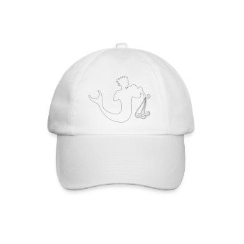 Aquarius - Baseball Cap - white/white - Front