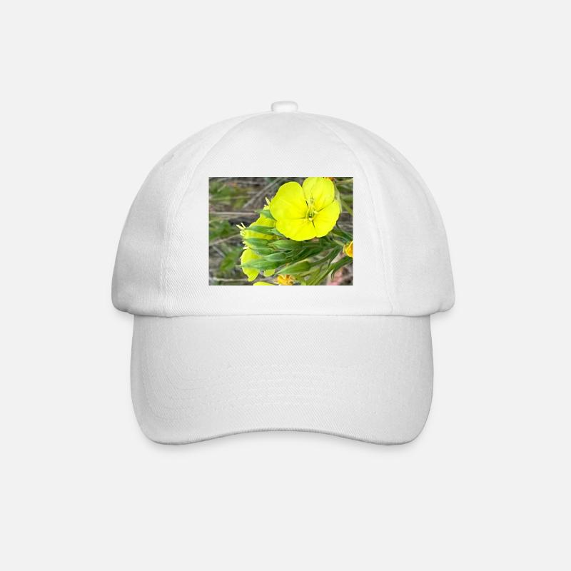 Fleur jaune - Casquette classique - blanc/blanc