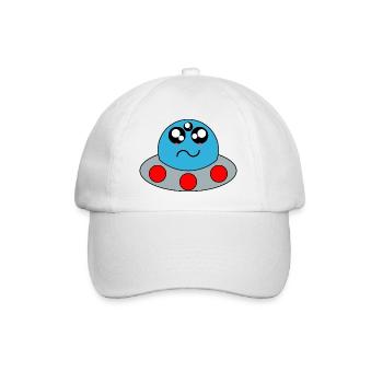 Kawaii - UFO - Baseball Cap - white/white - Front
