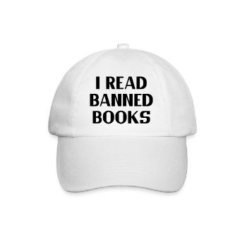 J’ai lu des livres interdits 35 - Casquette classique - blanc/blanc - Devant