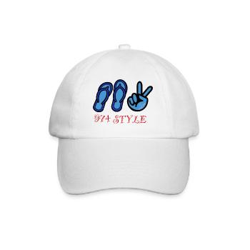 Savate 2 doigts - Casquette classique - blanc/blanc - Devant