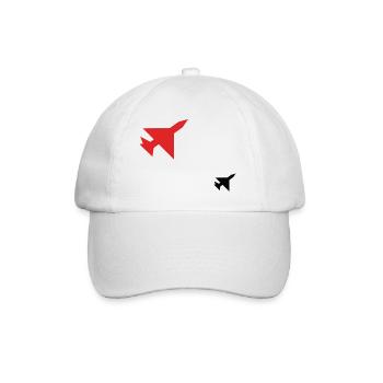 Jet Shadow - Baseball Cap - white/white - Front