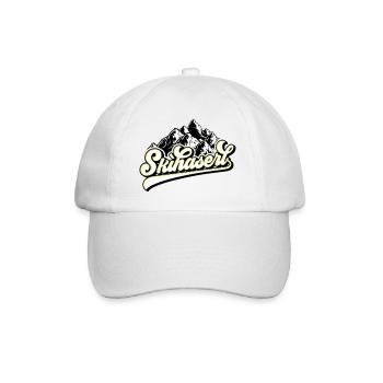 Farben änderbar | Skihaserl - Baseballkappe - Weiß/Weiß - Vorne