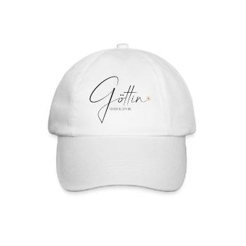 Göttin undercover Strahlende Göttin M K Eyelneiri - Baseballkappe - Weiß/Weiß - Vorne