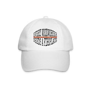 carpenter baby and toddler shirts tree feller - Baseball Cap - white/white - Front