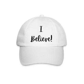 Do you believe? - Baseball Cap - white/white - Front